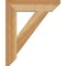 Ekena Millwork Traditional Slat Rough Sawn Bracket, Western Red Cedar, 4"W x 20"D x 24"H BKT04X20X24TRA06RWR - alternate 4